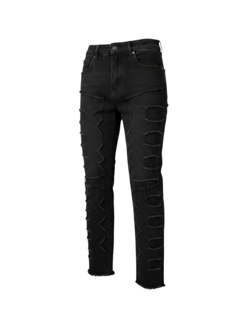 Women's Distressed Black Jeans Women Size 30